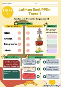 PPKn Tema 1 Free Interactive Worksheets 1217058