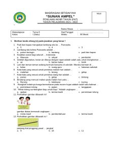 Soal PAT Kelas 1 Tema 8 Pancasila PDF