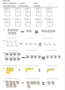 Soal Matematika Kelas 1 Sd Penjumlahan Dan Pengurangan Bersusun Dalchaebi
