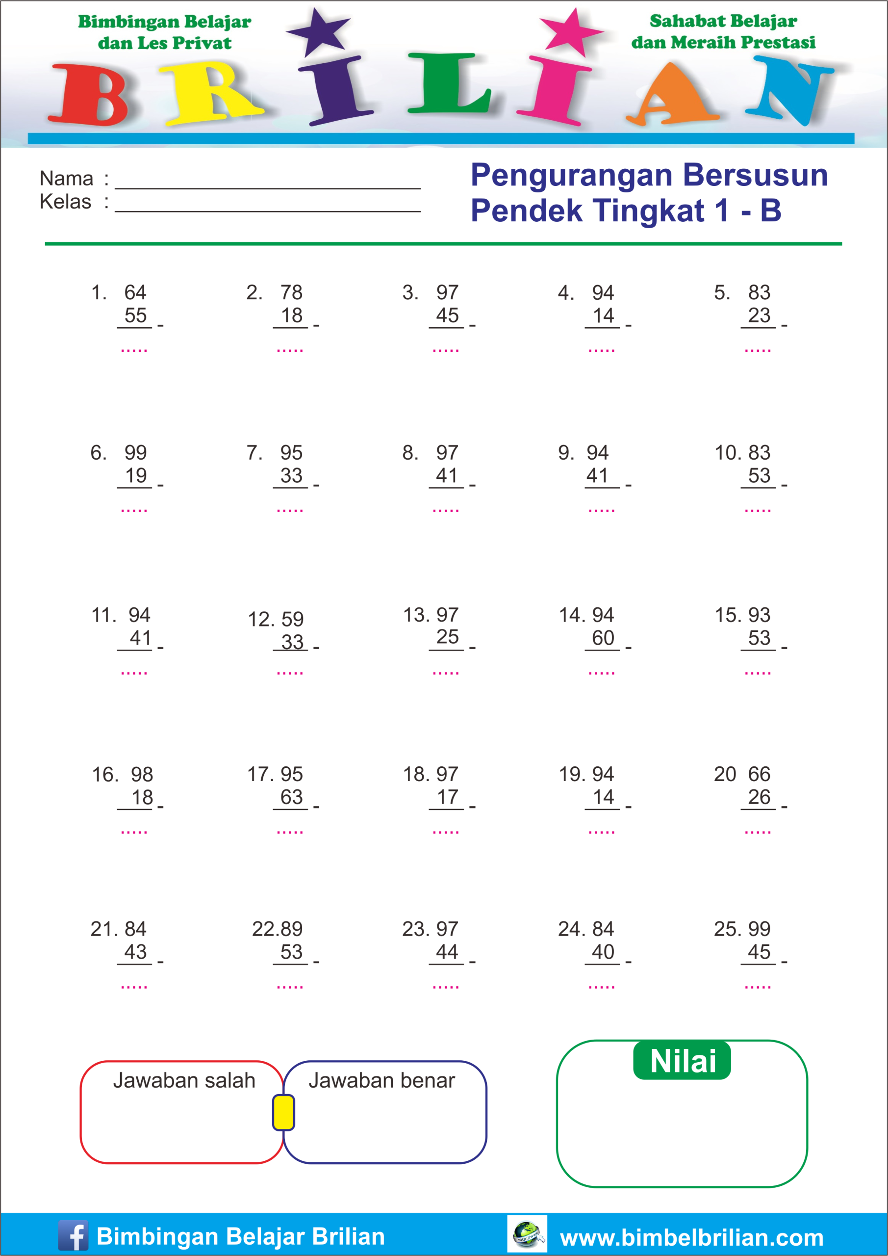 Bocoran 10 contoh soal matematika pengurangan bersusun untuk sd kelas 3 yang wajib dicoba Bocoran 10 contoh soal matematika pengurangan bersusun untuk sd kelas 3 yang wajib dicoba