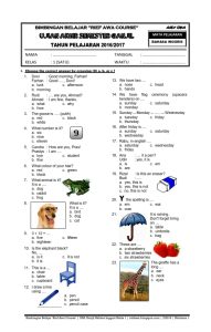 Bahasa Inggris untuk Siswa SD