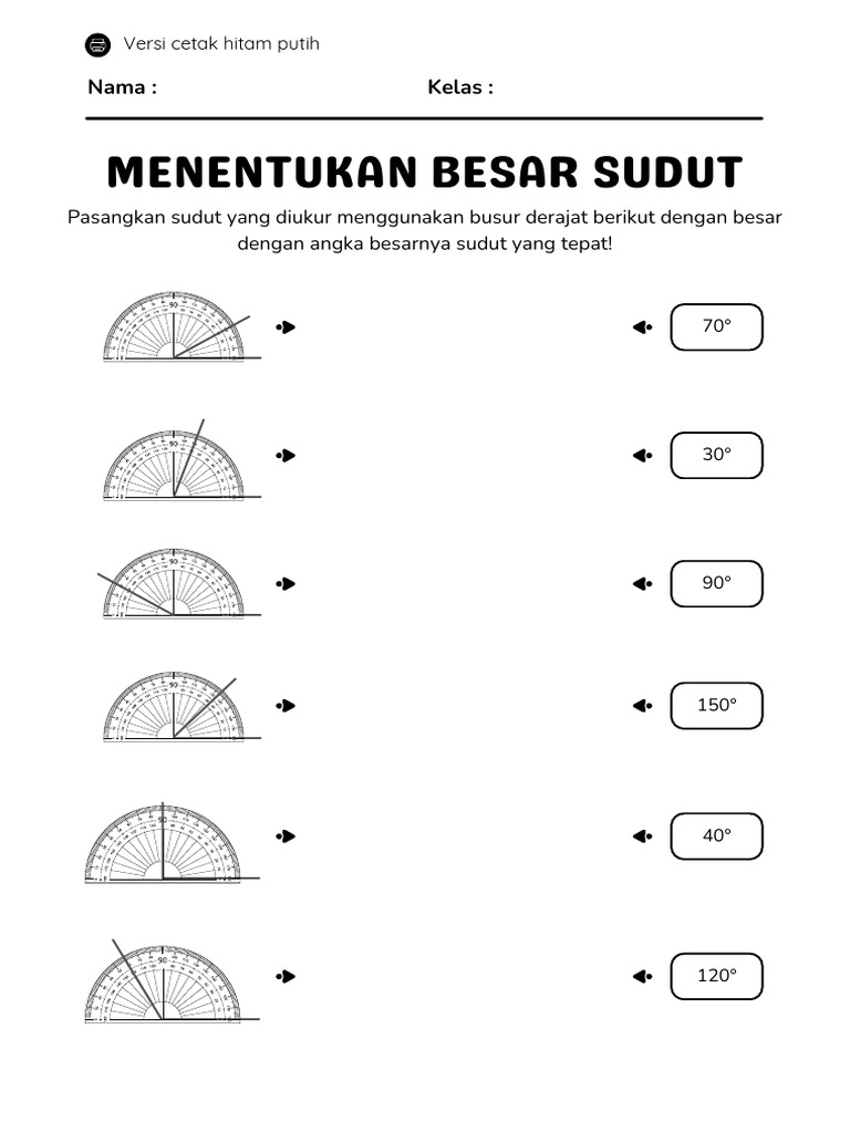 5 Contoh Soal Matematika Kelas 3 tentang Sudut yang Ternyata Mudah Dipelajari