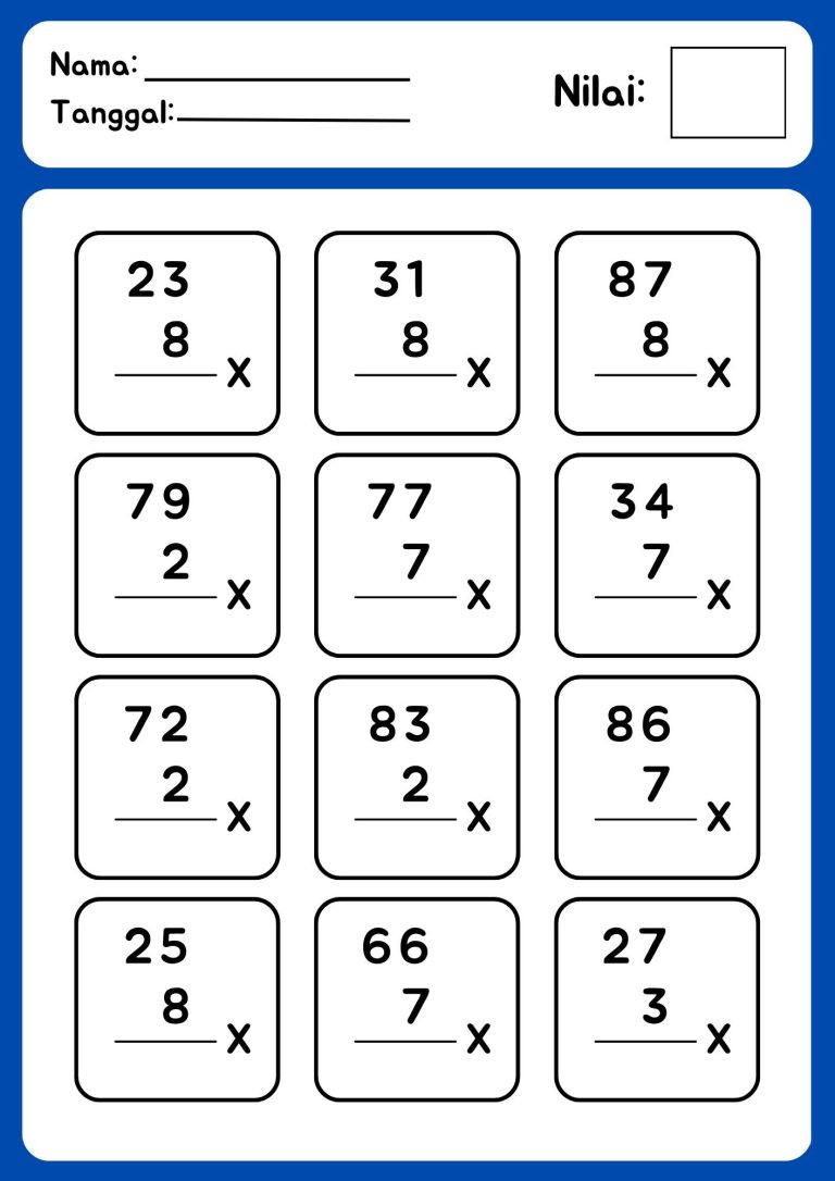 5 Contoh Soal Matematika Perkalian Kelas 3 SD yang Sering Muncul di Ujian 2026 5 Contoh Soal Matematika Perkalian Kelas 3 SD yang Sering Muncul di Ujian 2026
