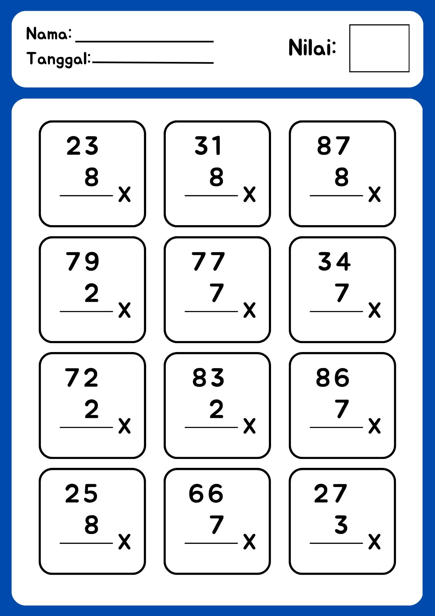 5 Contoh Soal Matematika Perkalian Kelas 3 SD yang Sering Muncul di Ujian 2026