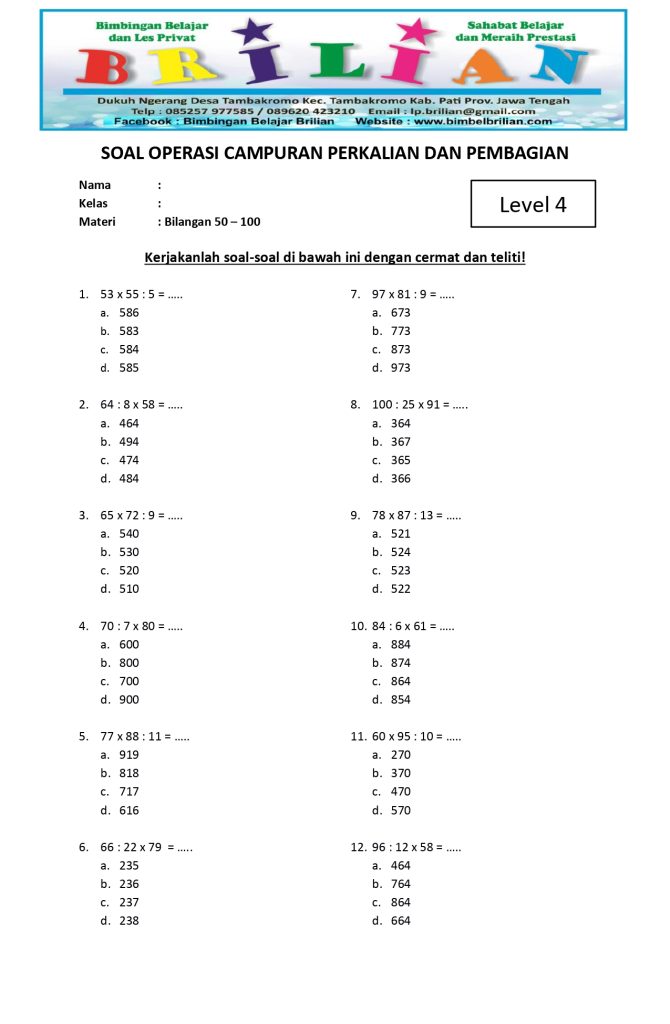 Jangan Hanya Lihat Nilai! 3 Fakta Soal Matematika Pembagian Kelas 4 yang Penting