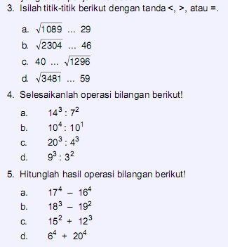 Rahasia Cepat Paham 7 Contoh Soal Matematika Kelas 5 Akar Pangkat 3 Agar Nilai Maksimal