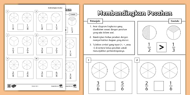 50 Soal Pecahan Kelas 3 SD dan Jawabannya PDF Lengkap