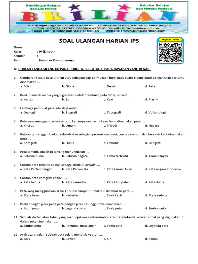 5 Rahasia Latihan Contoh Soal HOTS SD IPS Kelas 4 Yang Sering Bikin Siswa Terkecoh