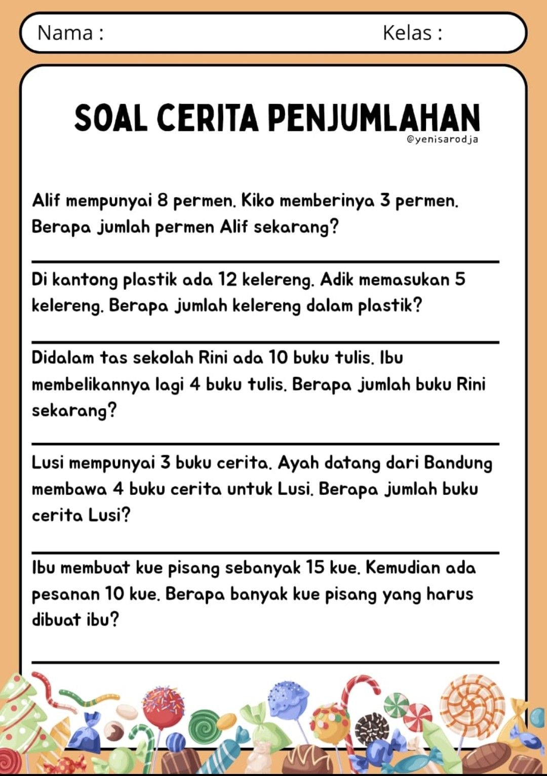 Best 13 Soal cerita kpk dan fpb interactive worksheet Artofit