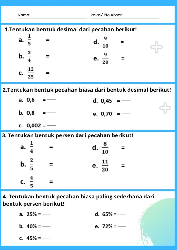 Kunci Jawaban Soal Matematika Kelas 6 Bab 4 STS 2026, Ternyata Mudah!