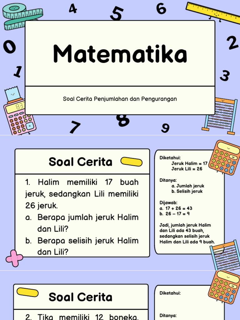 Novan Sasongko Target Tinggi, Ternyata Ini Rahasia Soal Cerita Matematika SD Kelas 4