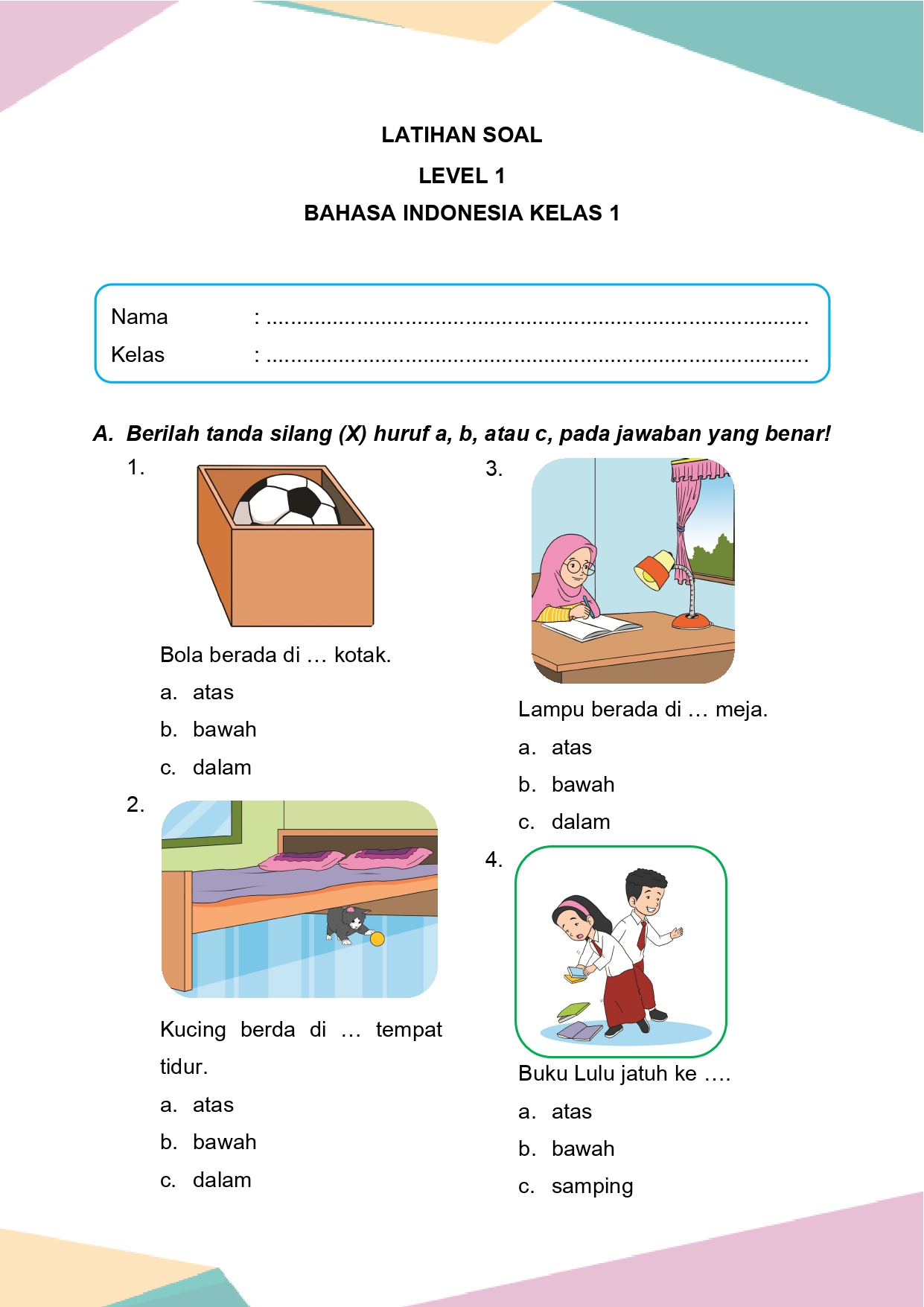 7 Rahasia Contoh Soal Bahasa Indonesia KTSP Kelas 1 SD Semester 2 Wajib Tahu Sebelum Ujian