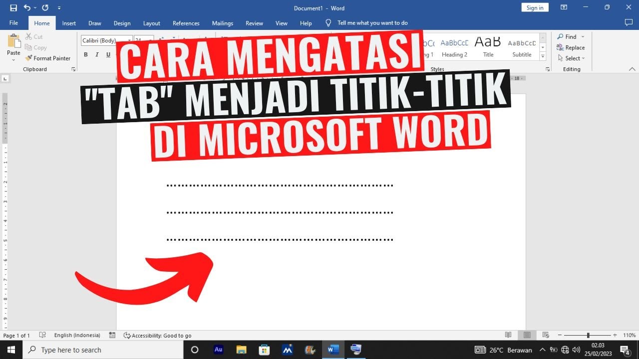 7 Rahasia mengubah tab menjadi titik word 2013 yang Terbukti Bekerja di 2026