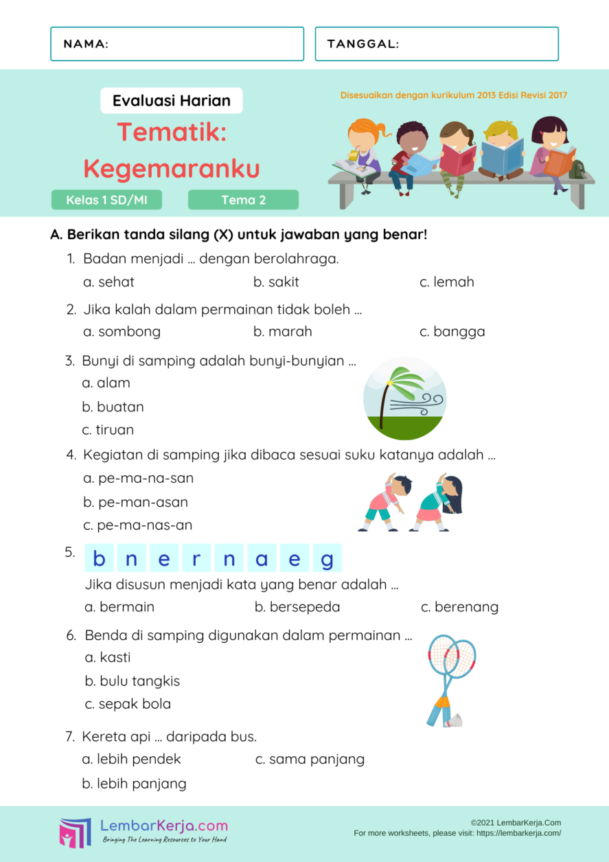 Contoh Soal Soal Tes Uji Coba Anak SD Kelas 1: 7 Latihan Kognitif yang Wajib Dicoba Sebelum Terlambat