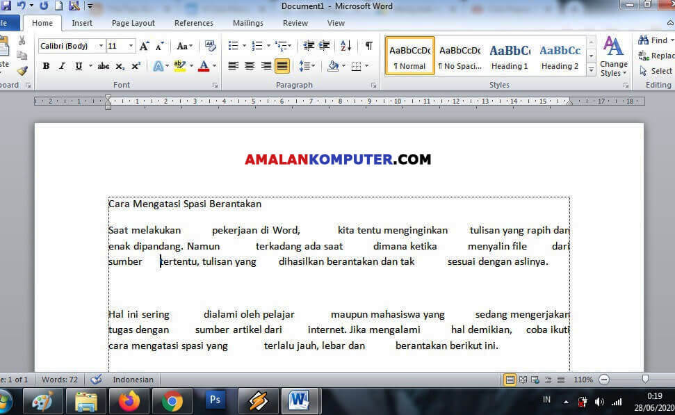 Terbukti 5 Langkah Mengubah Spasi yang Berantakan di MS Word 2007 Secara Cepat Terbukti 5 Langkah Mengubah Spasi yang Berantakan di MS Word 2007 Secara Cepat