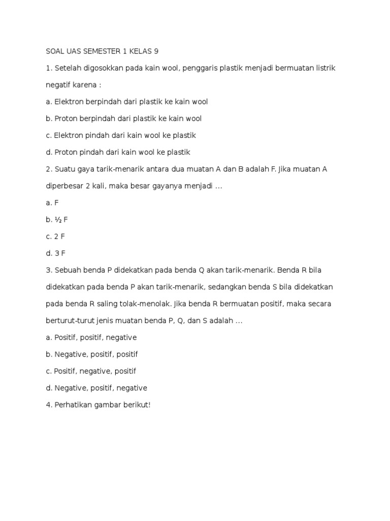 Terbukti Tingkatkan Nilai! 7 Contoh Soal Soal UAS Kelas 9 Semester 1 yang Jarang Diketahui