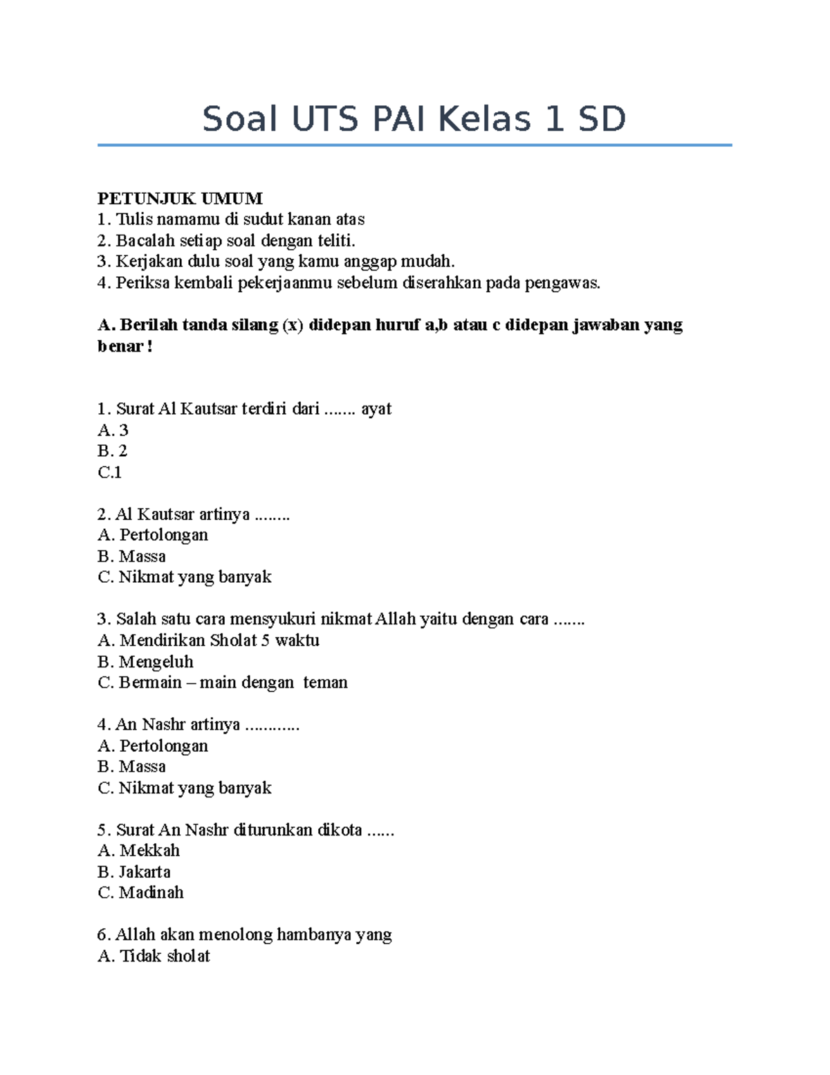 Terungkap! Contoh soal soal sd kelas 1 beserta kunci jawabannya yang Wajib Dipelajari Terungkap! Contoh soal soal sd kelas 1 beserta kunci jawabannya yang Wajib Dipelajari