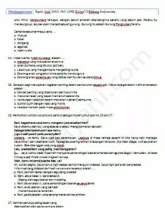 contoh soal uts bahasa indonesia kelas x semester 1