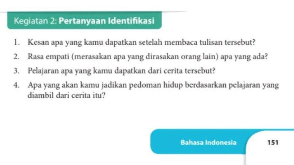 Ternyata Ini Kunci Jawaban Contoh Soal Bahasa Indonesia Kelas 9 Semester 1 dan Pembahasannya yang Wajib Kamu Kuasai