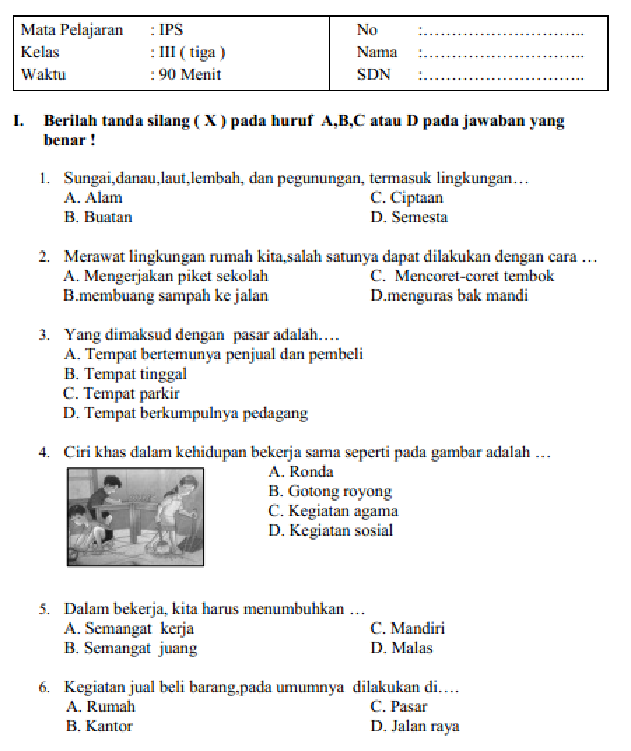 Rahasia Skor Sempurna Bocoran Soal UAS Kelas 3 IPS Semester Genap yang Wajib Tahu