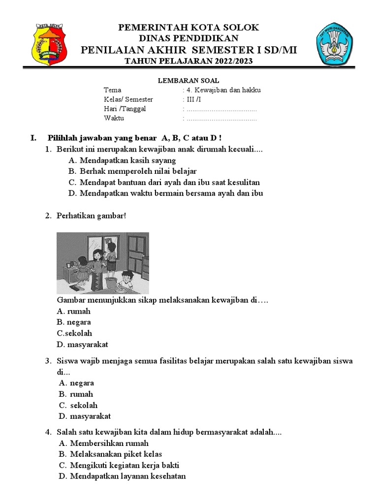 Wajib Tahu Rahasia Menjawab Soal PTS Tema 4 Kelas 3 Semester 1 Agar Nilai Sempurna Wajib Tahu Rahasia Menjawab Soal PTS Tema 4 Kelas 3 Semester 1 Agar Nilai Sempurna